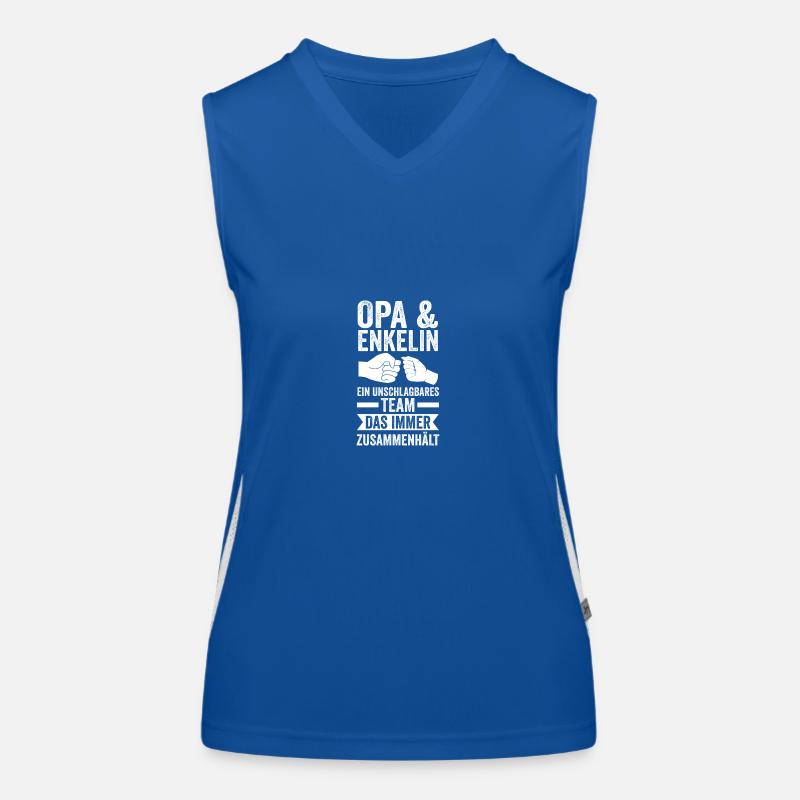 Grandpa and grandson Women's Functional Contrast Tank Top