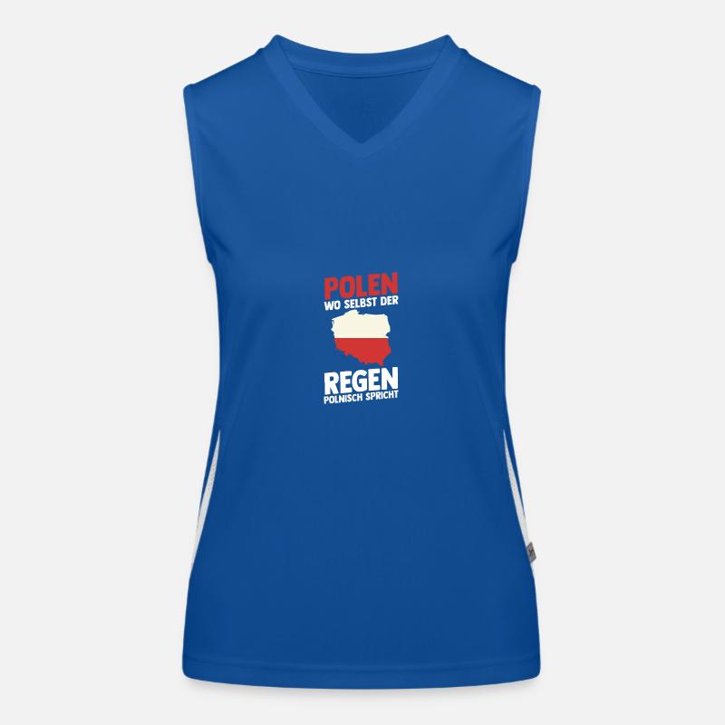 Pole Polish Poland Women's Functional Contrast Tank Top