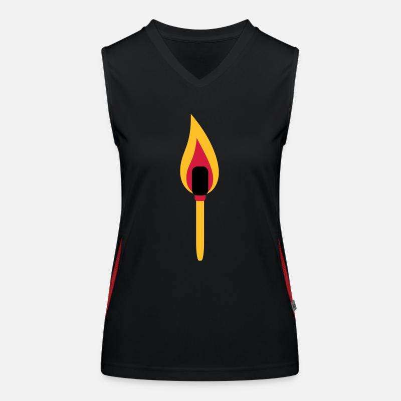 torch Débardeur respirant contrasté Femme
