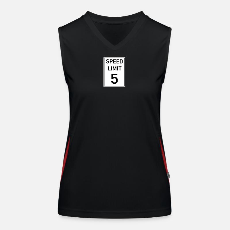 Speed limit 5 Women's Functional Contrast Tank Top