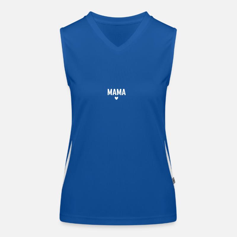 be brave white text Funktionelles Kontrast-Tank Top für Frauen