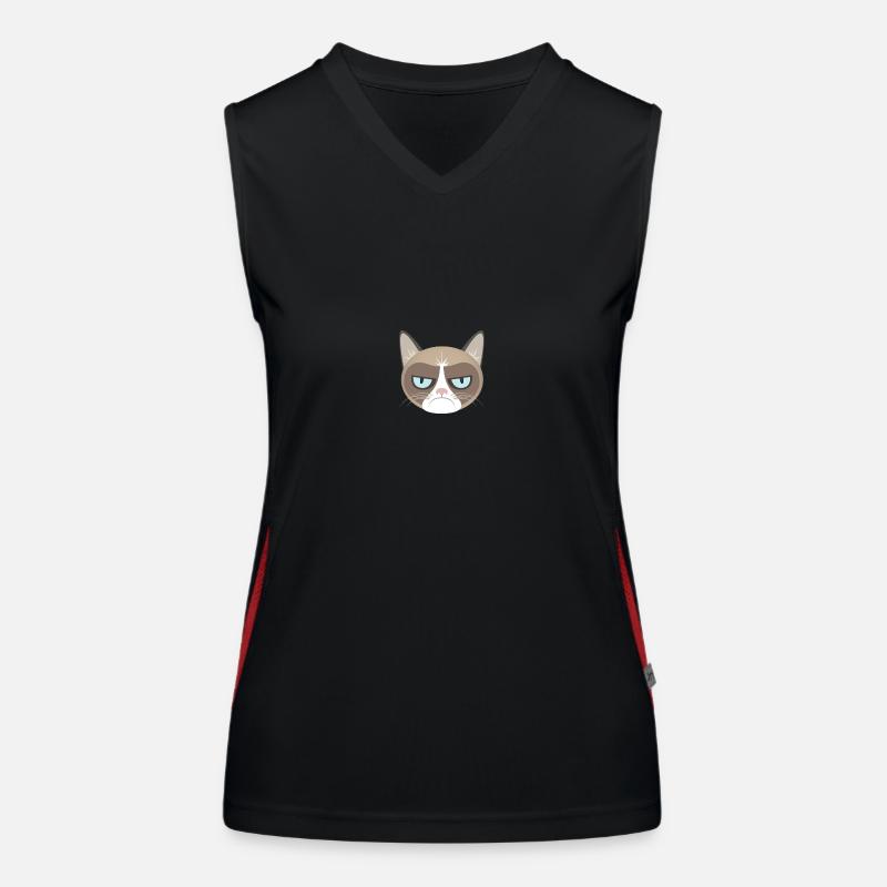 Grumpy Cat Women's Functional Contrast Tank Top