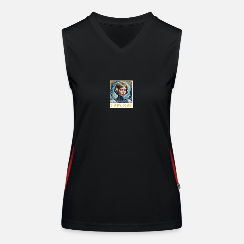 Explore and conquer Women's Functional Contrast Tank Top
