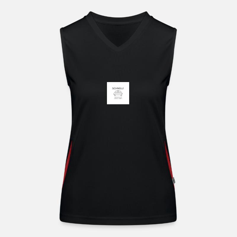 Schnell ins Bett Funktionelles Kontrast-Tank Top für Frauen