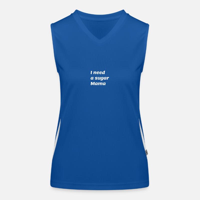 I need a sugar Mama Women's Functional Contrast Tank Top