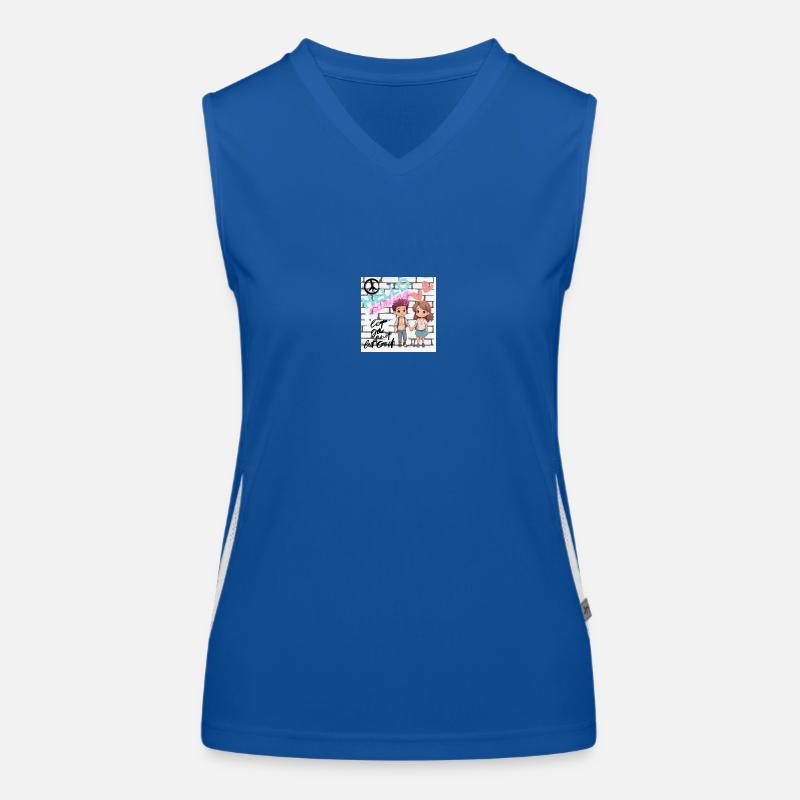 Paar Funktionelles Kontrast-Tank Top für Frauen