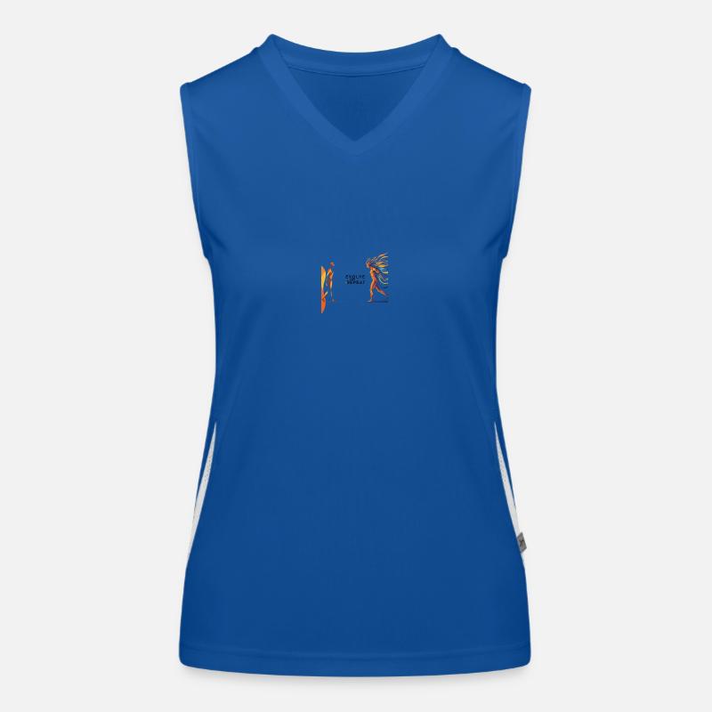 Evolve or Repeat Funktionelles Kontrast-Tank Top für Frauen