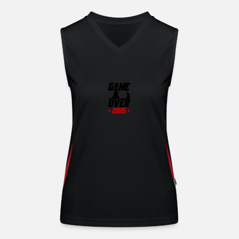 Game Over 2025 Hochzeit Ehe Funktionelles Kontrast-Tank Top für Frauen