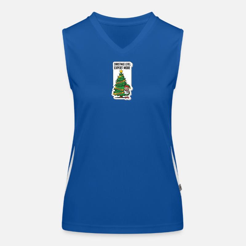 Christmas Level Expert Mode Women's Functional Contrast Tank Top