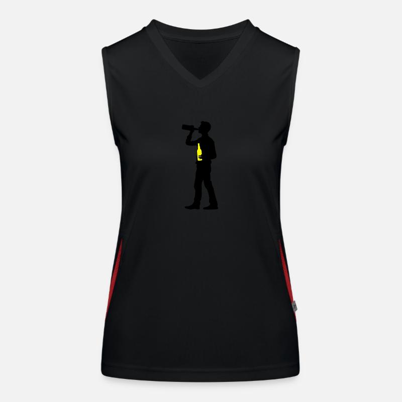 Drinker Beer Women's Functional Contrast Tank Top
