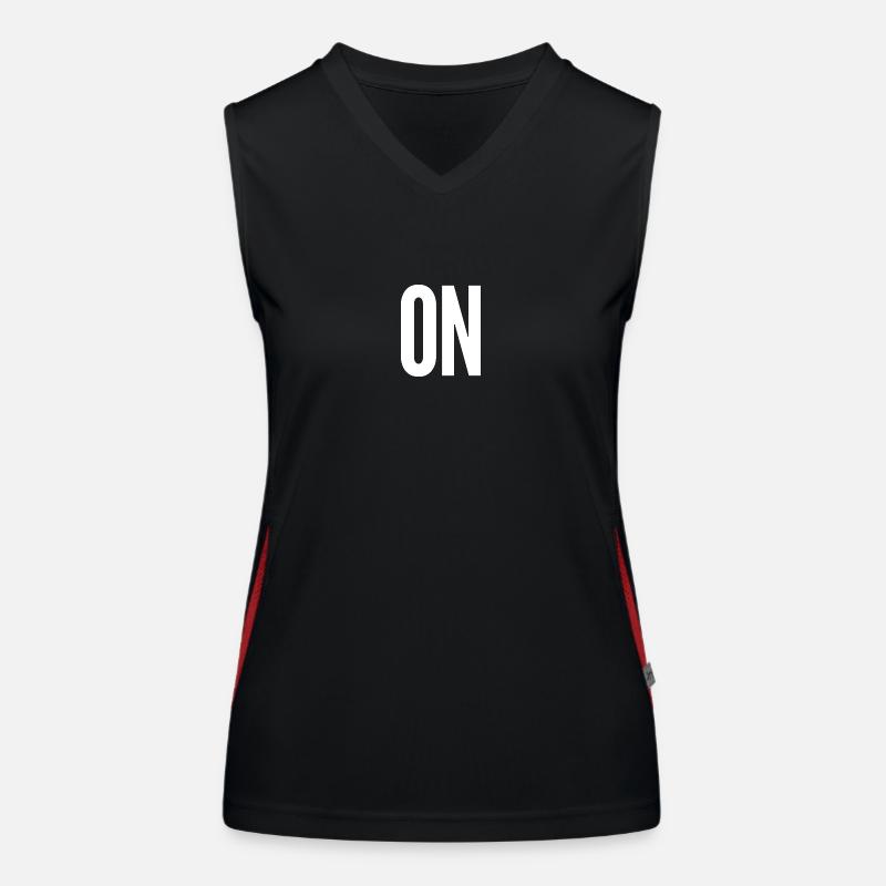 Auf Funktionelles Kontrast-Tank Top für Frauen