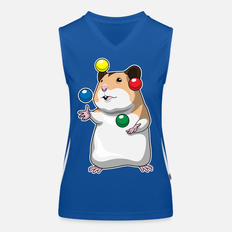 Jongleur hamster jongleur Débardeur respirant contrasté Femme