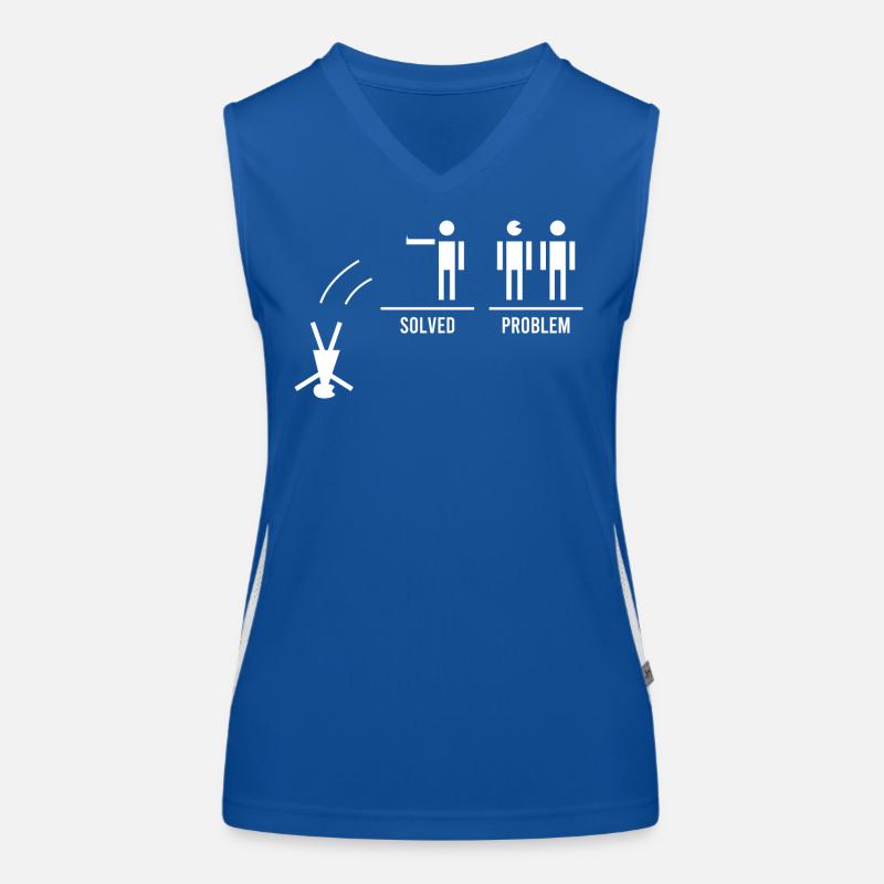 Komisch Funktionelles Kontrast-Tank Top für Frauen