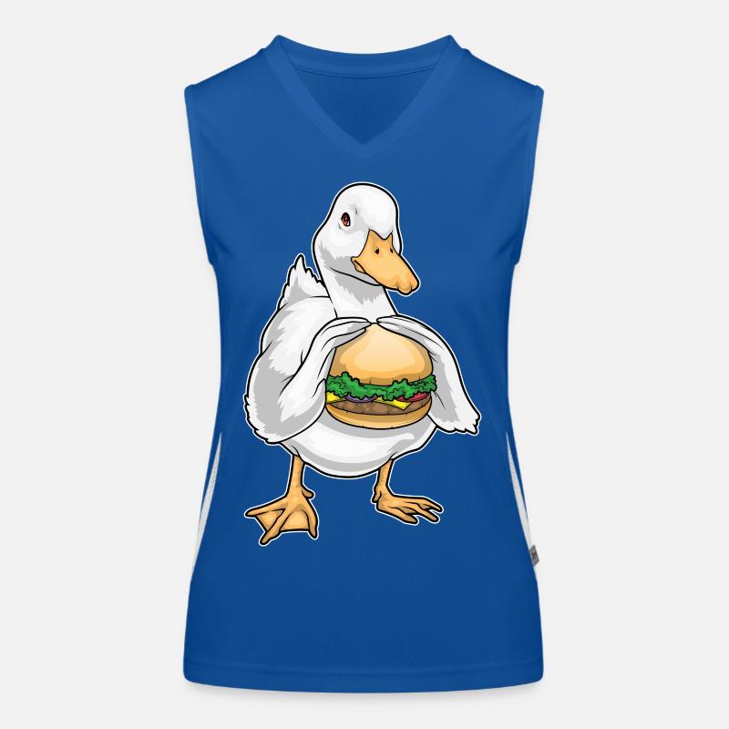 Cheeseburger au canard Débardeur respirant contrasté Femme
