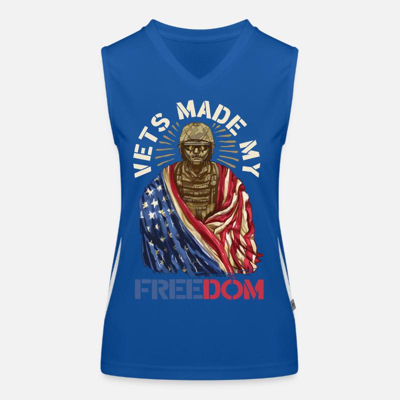 Veterans Day for Republicans Women's Functional Contrast Tank Top