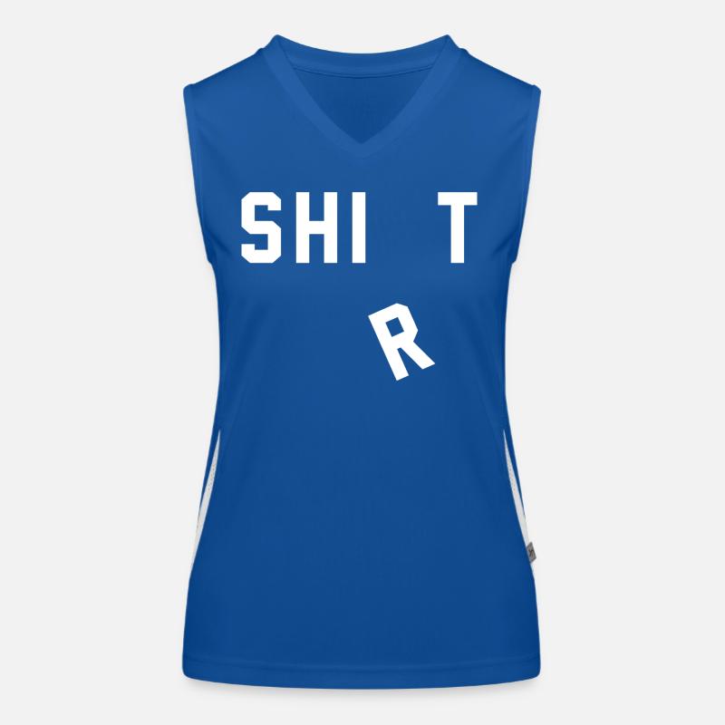 Hemd-Scheiße Funktionelles Kontrast-Tank Top für Frauen