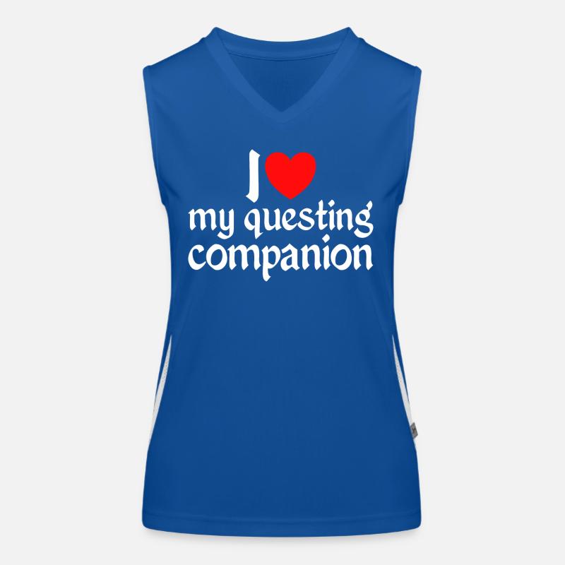 Romantische Idee Paar Mittelalter Party Funktionelles Kontrast-Tank Top für Frauen