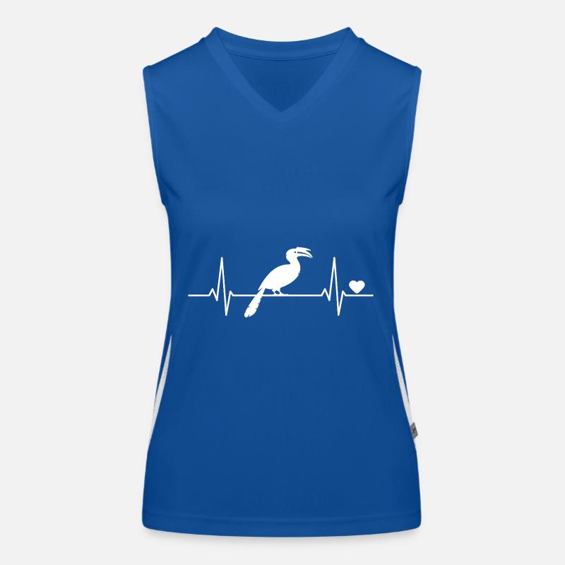 Nashornvogel Funktionelles Kontrast-Tank Top für Frauen