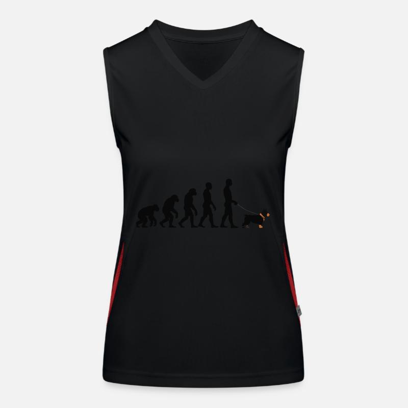 Cane Corso Funktionelles Kontrast-Tank Top für Frauen