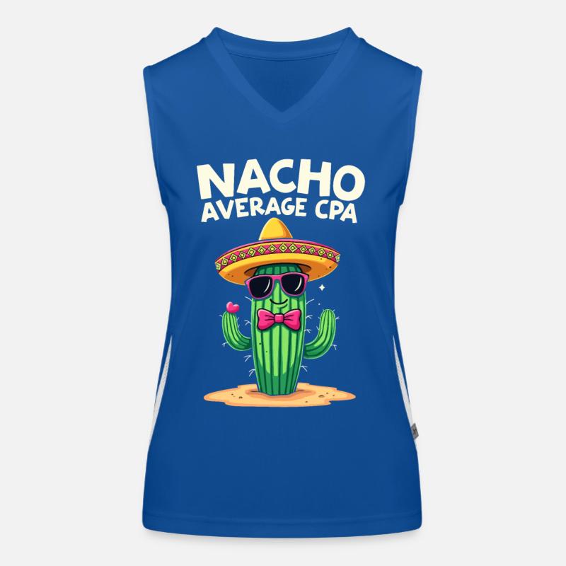 Plus qu’un simple comptable, cactus Débardeur respirant contrasté Femme