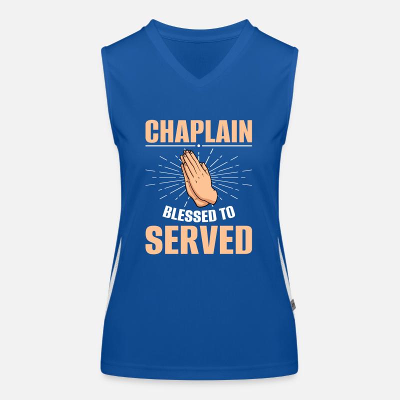 Chaplain Parish Priest Women's Functional Contrast Tank Top