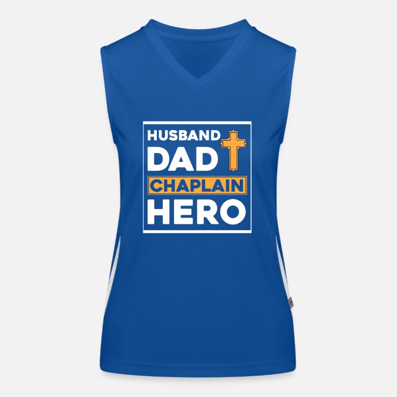 Chaplain Parish Priest Women's Functional Contrast Tank Top
