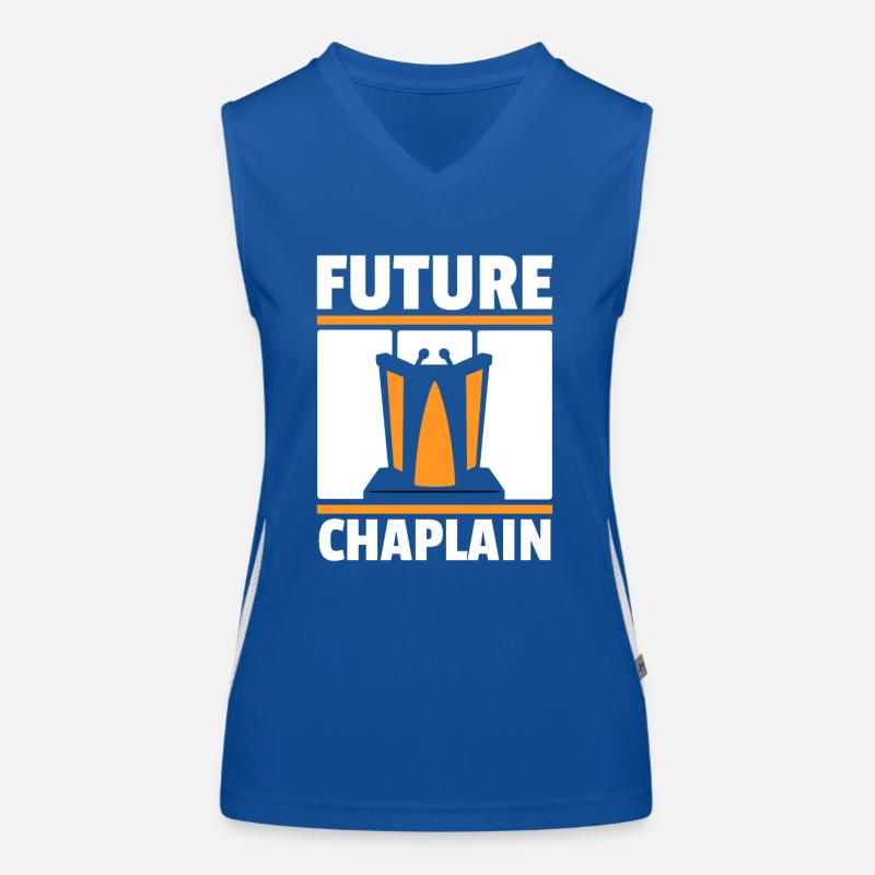 Chaplain Parish Priest Women's Functional Contrast Tank Top