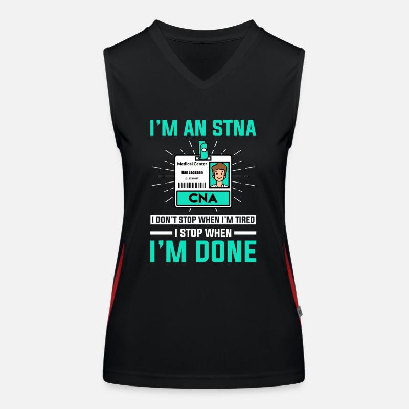 STNA Certified Nursing Assistant Women's Functional Contrast Tank Top