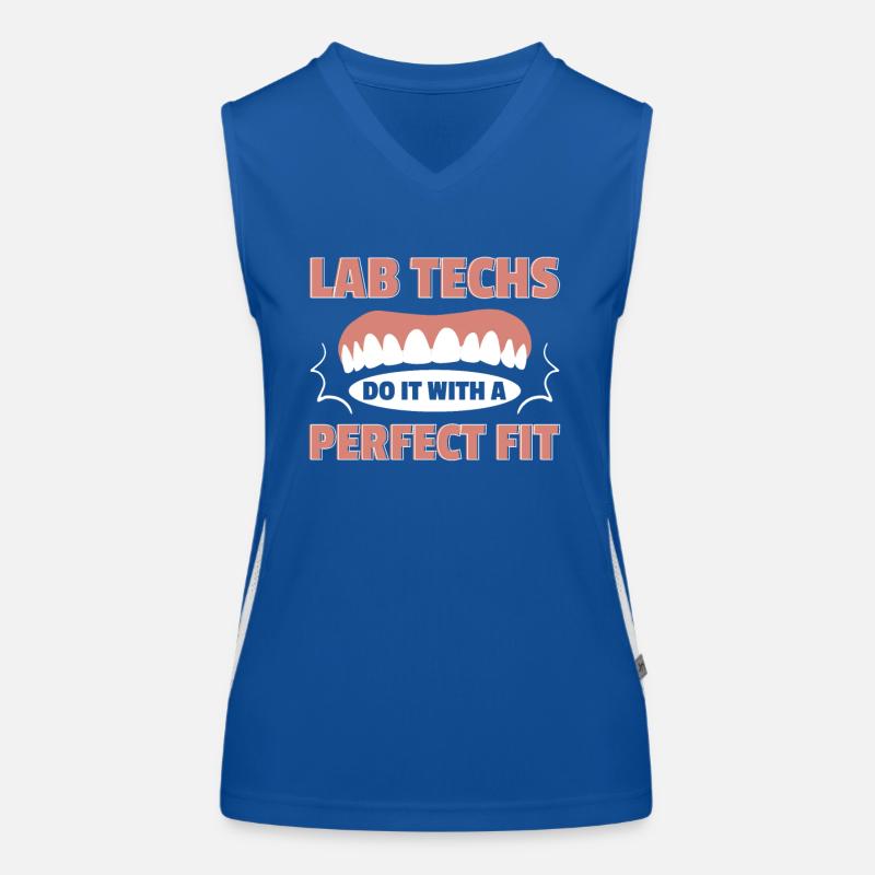 Zahntechniker Zahntechniker Funktionelles Kontrast-Tank Top für Frauen