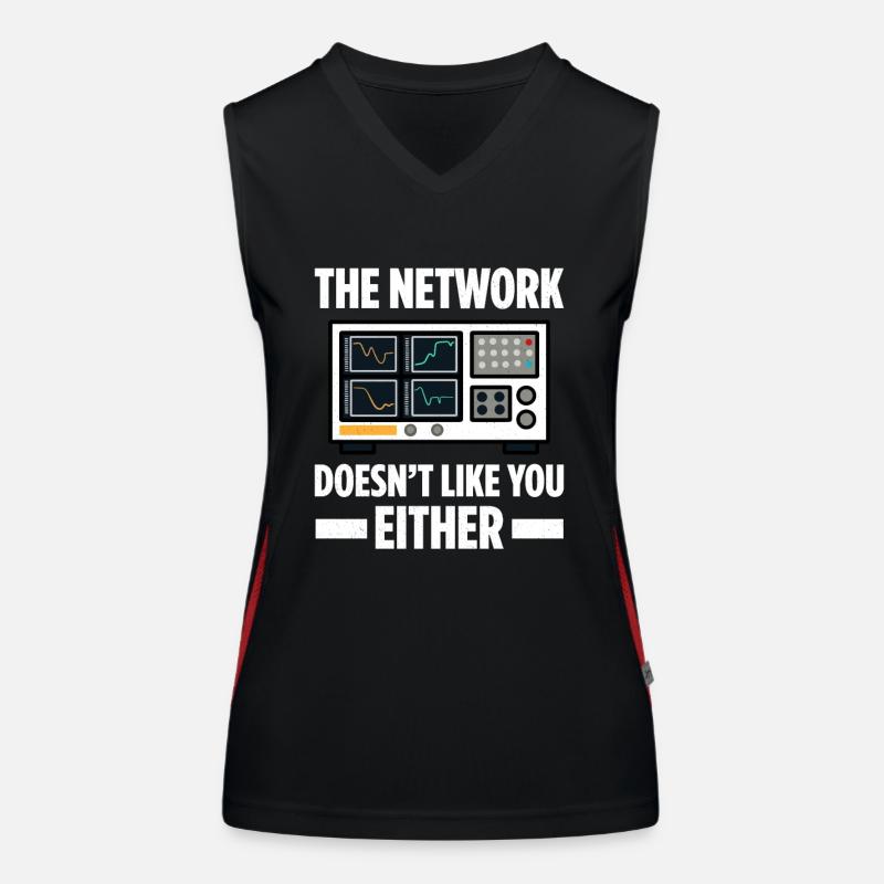 Network Administrator System Administrator Network Women's Functional Contrast Tank Top