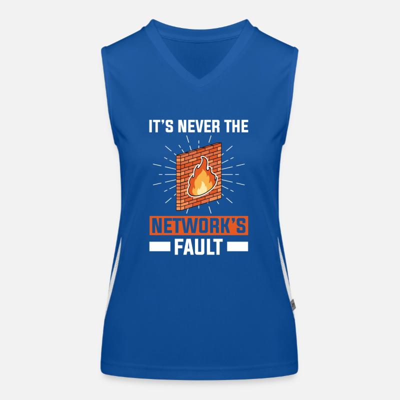 Netzwerkadministrator Systemadministrator Netzwerk Funktionelles Kontrast-Tank Top für Frauen