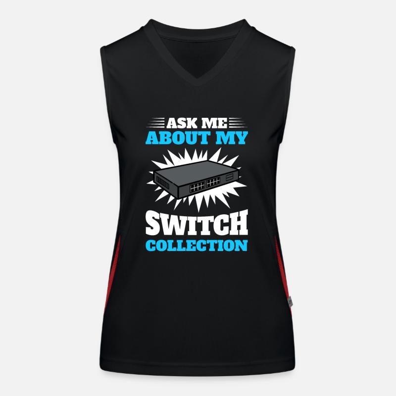 Network Administrator System Administrator Network Women's Functional Contrast Tank Top