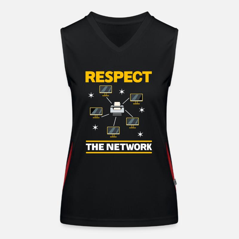 Network Administrator System Administrator Network Women's Functional Contrast Tank Top