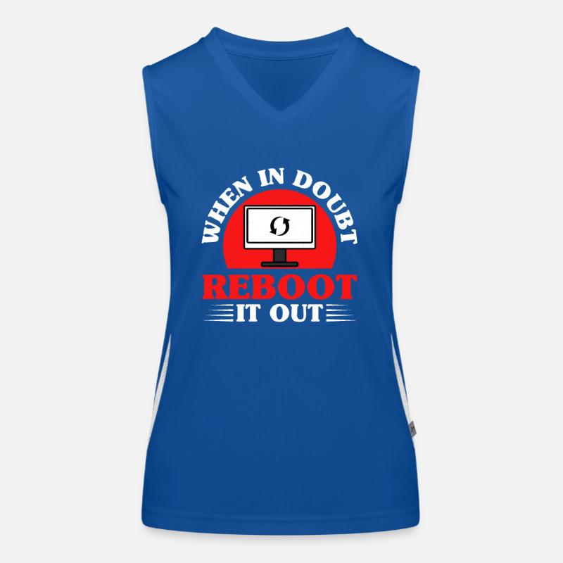 Netzwerkadministrator Systemadministrator Netzwerk Funktionelles Kontrast-Tank Top für Frauen