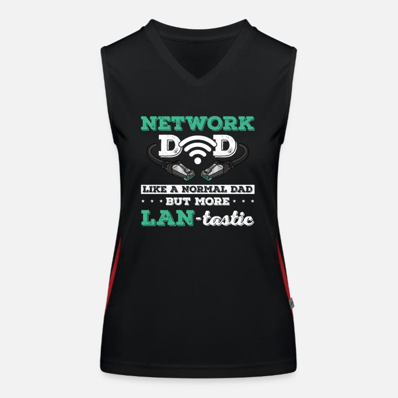 Network Administrator System Administrator Network Women's Functional Contrast Tank Top