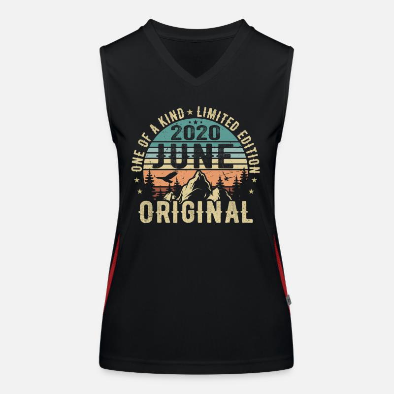 Legendär Seit Juni 2020 Geburtstag Geschenk 2020 Funktionelles Kontrast-Tank Top für Frauen