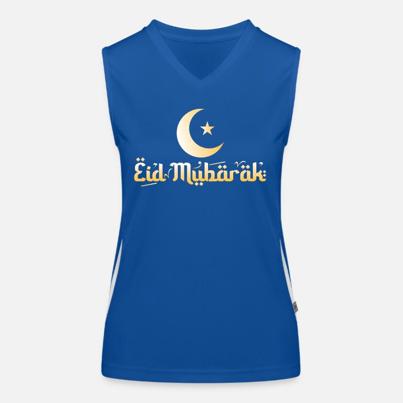 Eid Mubarak Funktionelles Kontrast-Tank Top für Frauen