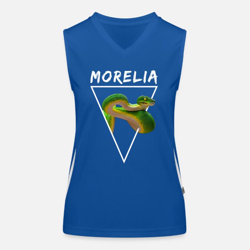 Arbre vert Python Morelia Viridis Propriétaire de serpent Débardeur respirant contrasté Femme