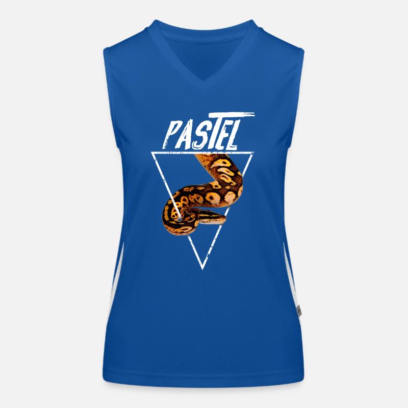 Pastel Ball Python Propriétaire Débardeur respirant contrasté Femme