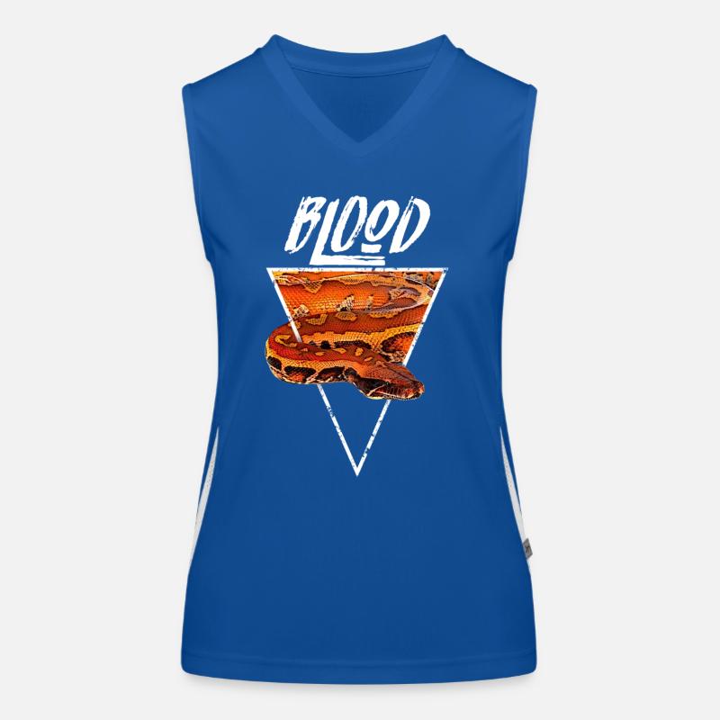 Blood Python Snake Keeper Geometric Women's Functional Contrast Tank Top