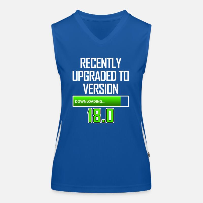 IT-Mitarbeiter 18. Geburtstag PC-Gaming Funktionelles Kontrast-Tank Top für Frauen