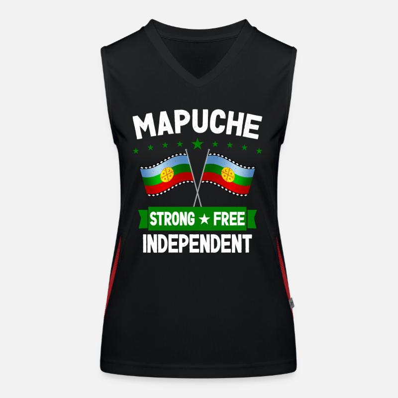 Mapuche Débardeur respirant contrasté Femme