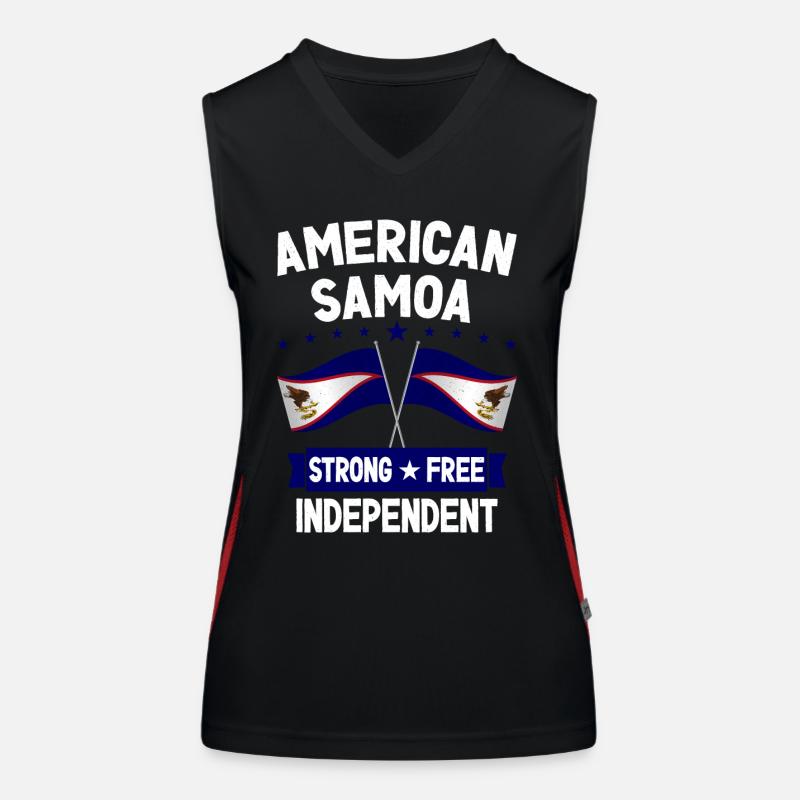 Samoa américaines Débardeur respirant contrasté Femme