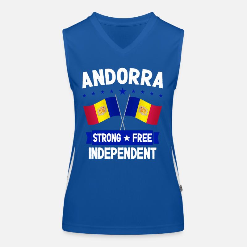 Andorra Funktionelles Kontrast-Tank Top für Frauen