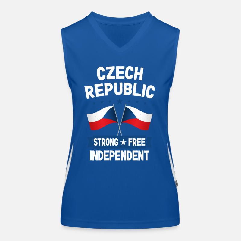 Czech Republic Women's Functional Contrast Tank Top