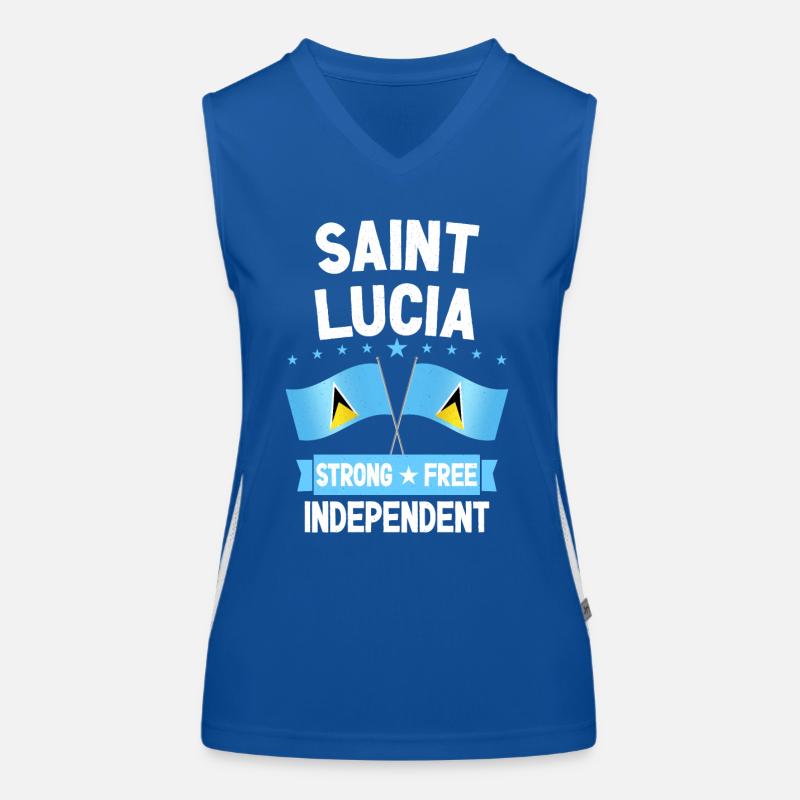 Saint Lucia Women's Functional Contrast Tank Top