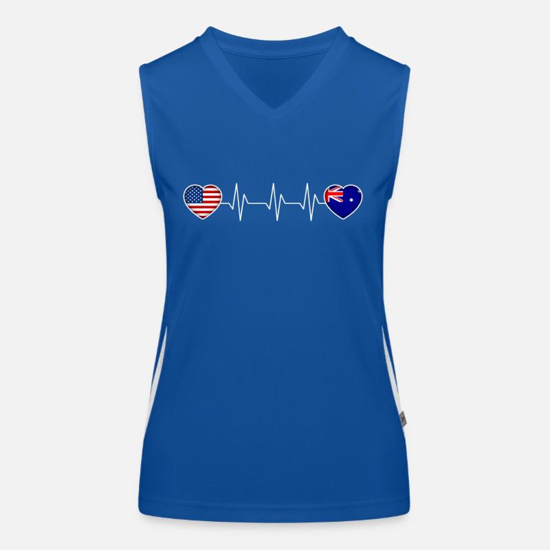 Australia Women's Functional Contrast Tank Top