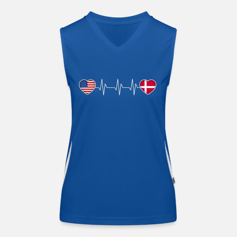 Danemark Débardeur respirant contrasté Femme