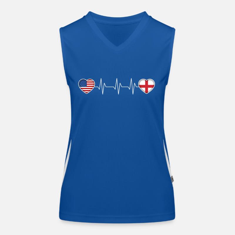 England Women's Functional Contrast Tank Top