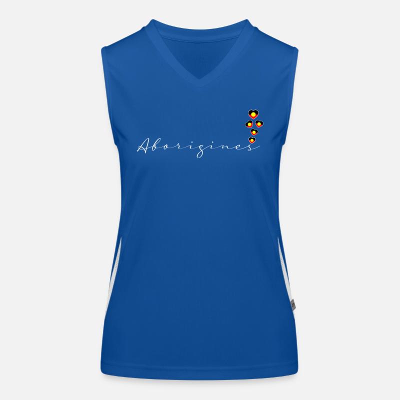 Aborigènes Débardeur respirant contrasté Femme